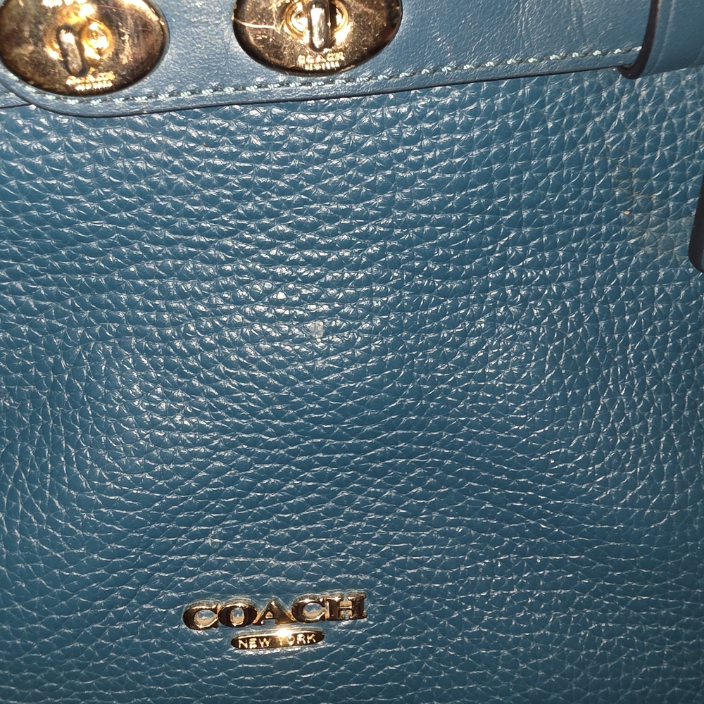 COACH Blake Carryall Handbag in Teal - Picture 11 of 12